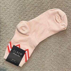 J. Crew Blush and Coral Casual Socks